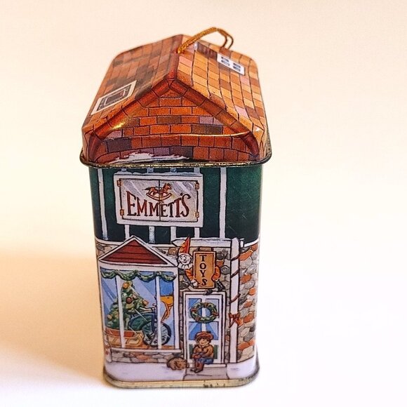 RARE The Second Cup Coffee Co. Christmas Ornament Tin Tea Container Ornament - Picture 4 of 6